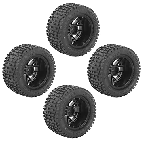 SUNGOOYUE RC Gummireifen, 4 Stück Universal Truck Wheel RC Ersatzteil für 1:14 1:16 1:18 Automodell von SUNGOOYUE
