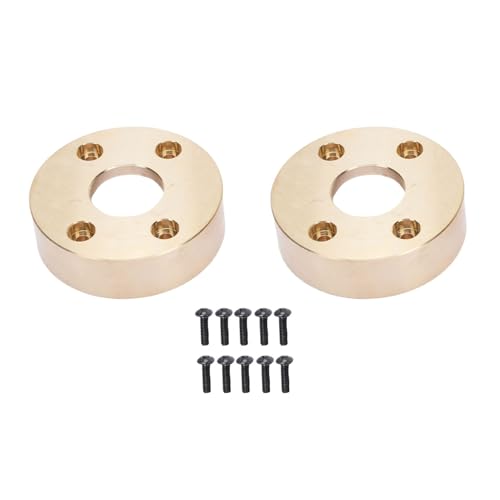 SUNGOOYUE RC -Messinggewichtssatz, 2 Pack RC -Radgewichte mit Befestigungsschrauben Ausgewogenes Paar Design für Crawler -Leistung Upgrade und Axial SCX24 -Kompatibilität SUNGOOYUE RC -Messinggewichtssatz, 2 Pack RC -Radgewichte mit Befestigungsschrauben Ausgewogenes Paar Design für Crawler -Leistung Upgrade und Axial SCX24 -Kompatibilität von SUNGOOYUE