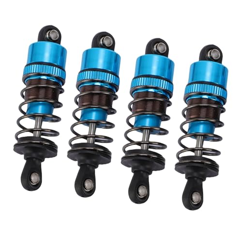 SUNGOOYUE RC -Stoßdämpfer Aluminium -Legierungsöl Gefüllt, 4pcs Hydraulikschockdämpfer für 1/10 Skala -Off -Straße RC -Auto Eingestellt (Blue) von SUNGOOYUE