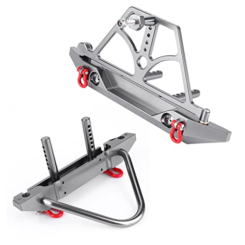 SUNGOOYUE RC -Stoßfänger, CNC Metal RC -Auto Vorne Heckstoßstange mit Ersatzreifenträger für Axiale Scx10 Ii SUNGOOYUE RC -Stoßfänger, CNC Metal RC -Auto Vorne Heckstoßstange mit Ersatzreifenträger für Axiale Scx10 Ii von SUNGOOYUE