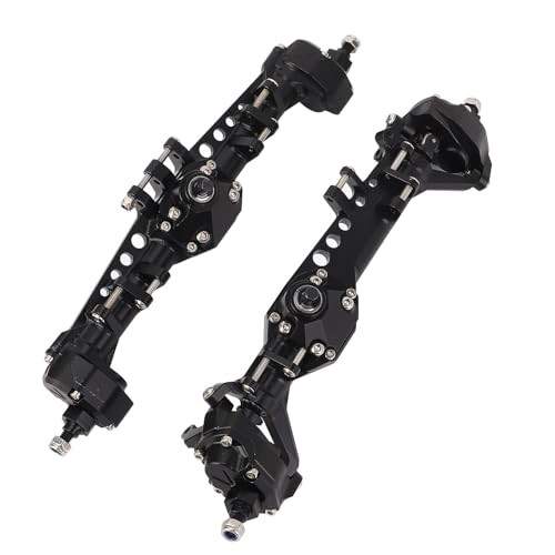SUNGOOYUE RC -Vorder- und Hinterachse, Aluminiumlegierung Edelstahl -Metall -Portal -Achse für 1:10 RC Crawler von SUNGOOYUE