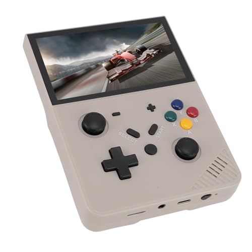 SUNGOOYUE Retro Tragbare Spielekonsole mit Einer Langen Akkulaufzeit, 4,3 -Zoll -IPS Bildschirm für das Ansprechende Spielerlebnis (64GB) von SUNGOOYUE