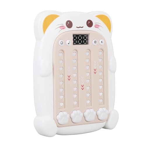 SUNGOOYUE Rhythm Game Machine Electronic Rhythmus Spielzeug Puzzle Pressspiel für mit 3 Geschwindigkeitsniveaus. Verstellbare Schwierigkeit Verbessert das Denken Koordination und Teamwork (White) von SUNGOOYUE