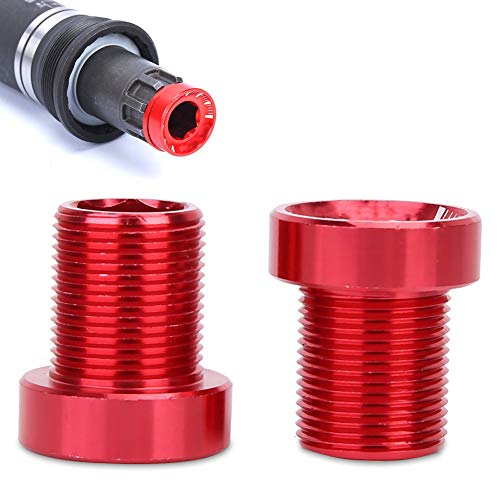 SUNGOOYUE SPHRINED BOTOR Brocket Bolts M1519mm Bike BB Achse Schrauben Kit (schwarz (Rot) von SUNGOOYUE