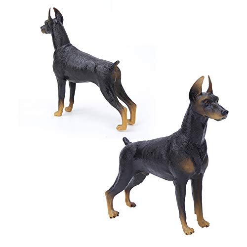 SUNGOOYUE Simulation Doberman Animal Model Bildung Spielzeug für Home Dekoration Fotografie Requisite Plastik Schwarz SUNGOOYUE Simulation Doberman Animal Model Bildung Spielzeug für Home Dekoration Fotografie Requisite Plastik Schwarz von SUNGOOYUE