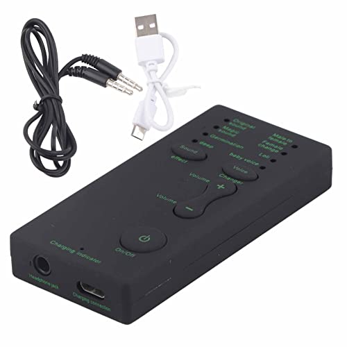 SUNGOOYUE Sound Changer Voice Changer -Gerät Tragbarer -Sprachwandler, 7 Sprachwechsel für Tablet, Leichtes ABS Material von SUNGOOYUE