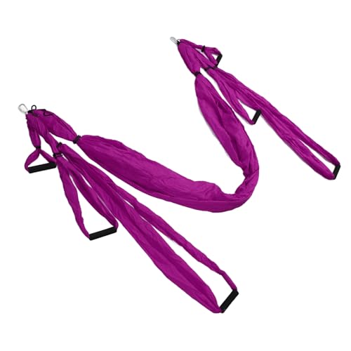 SUNGOOYUE Starkes Aerial -Yoga -Swing Kit Einzigartige Design Yoga Hängematte für Anti Schwerkraft Schlinge Polyester Baumwolle Geeignet für Alle Ebenen (violett) von SUNGOOYUE