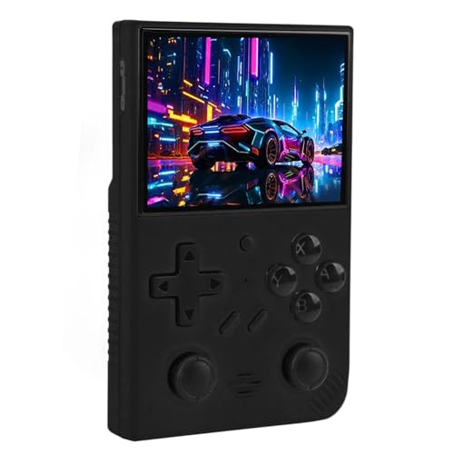 SUNGOOYUE Tragbare Tragbare Spielekonsolen 3,5 Zoll Pocket Game IPS LCD für Outdoor Travel In Go In The Go Entertainment (64G) von SUNGOOYUE