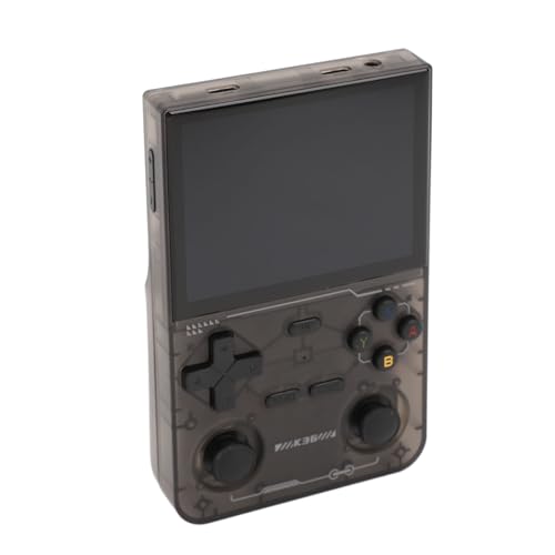 SUNGOOYUE Tragbare Tragbare Spielkonsole mit 3,5 -Zoll -IPS Farbbildschirm und 3D Doppel Joystick für 8 Stunden Reisespiele (Black) von SUNGOOYUE