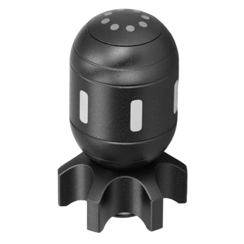 SUNGOOYUE Tragbares Fingertip -Gyroskop für Stressabbau, Metall -ADHS und Autismus Aidfingtip Gyroskop (Black) von SUNGOOYUE