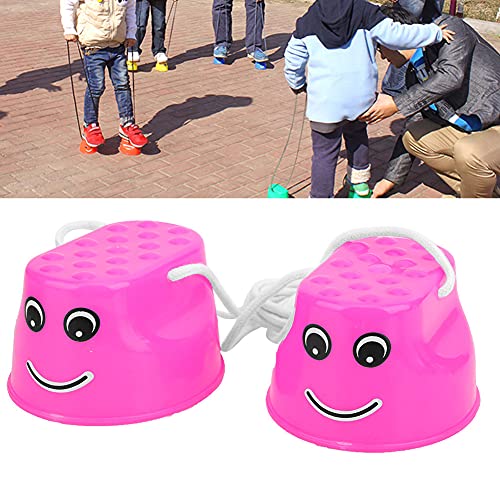 SUNGOOYUE Trainingsausrüstung 2pair Dicker Walk Stelts Schuhe Balancieren Füße Spielzeug für Stark (Rot) von SUNGOOYUE