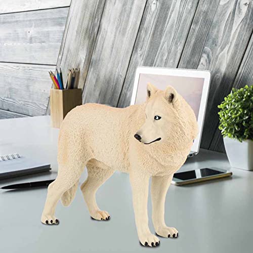 SUNGOOYUE Umweltfreundliche Wolfsimulation Mini Tiermodell Spielzeug Realistisches Dekor für Kinderbildung Umweltfreundlicher Plastik für Lernen und Spielen (großer böser Wolf) von SUNGOOYUE
