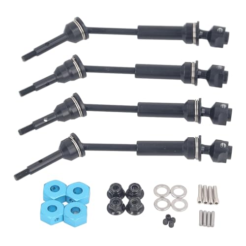 SUNGOOYUE Universal-Antriebswellensatz Vorne und Hinten, 4-teiliges RC-Hinterachsen-Ersatzteil für 4X4 Rustler 1/10 RC-Car SUNGOOYUE Universal-Antriebswellensatz Vorne und Hinten, 4-teiliges RC-Hinterachsen-Ersatzteil für 4X4 Rustler 1/10 RC-Car von SUNGOOYUE