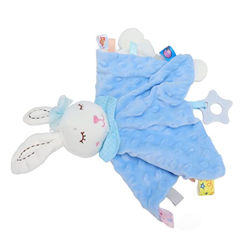 SUNGOOYUE Weiches Materielles Kind Bequemes Sicherheitssicherheit Bulle Brilliant Bambola für Verwöhnung für Babys 3+ Monate (blaues Kaninchen) von SUNGOOYUE