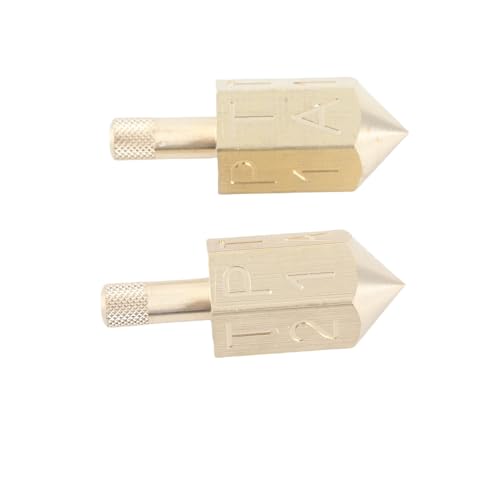 SUNGOOYUE Würfel, 2pcs 6 Seiten Festes Metallgyroskop -Würfel mit Schaftgriff für Desktop -Spiel von SUNGOOYUE