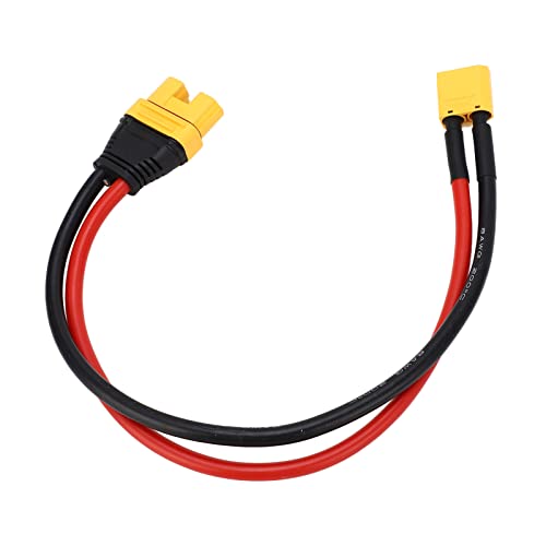 SUNGOOYUE XT90-Stecker-Adapter, AS150U-Buchse auf XT90-Stecker-Adapter, Silikondraht-Akku-Ladeadapter für Pflanzer Sky Permanent Flight von SUNGOOYUE