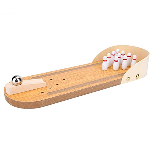 SUNGOOYUE mit Hölzernen Mini-Bowlingspielset, Realistisch SUNGOOYUE mit Hölzernen Mini-Bowlingspielset, Realistisch von SUNGOOYUE