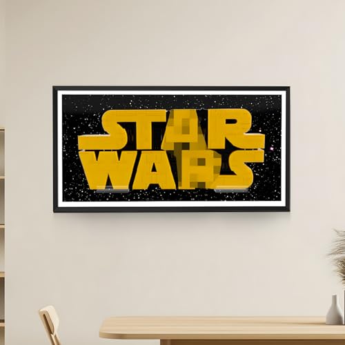 Display Wandboard Wandhalterung für LE-GO 75407 Star Warss Kompatibel mit Le-go Hook Bracket Wall Mountable Geschenkideen Dekoration (kein Modell) (Aluminium Wandpaneel) von SUNHON
