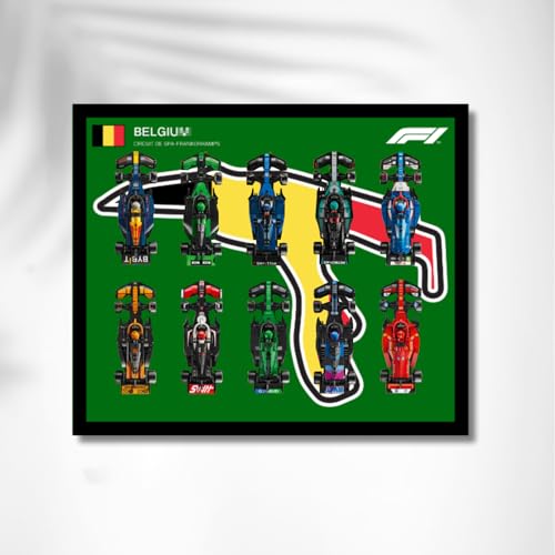 Display Wandboard Wandhalterung für LE-GO 77242 77243 77244 77245 Kompatibel mit Le-go Auto Haken Halterung Wandmontage Geschenkideen Dekoration (Kein Modell) (Belgien) von SUNHON