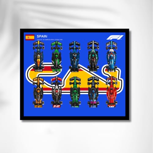 Display Wandboard Wandhalterung für LE-GO 77242 77243 77244 77245 Kompatibel mit Le-go Auto Haken Halterung Wandmontage Geschenkideen Dekoration (Kein Modell) (Spanien) von SUNHON