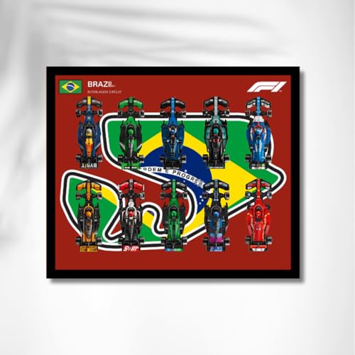 Display Wandboard Wandhalterung für LE-GO 77242 77243 77244 77245 Kompatibel mit Le-go Auto Haken Halterung Wandmontage Geschenkideen Dekoration (kein Modell) (Brasilien) von SUNHON
