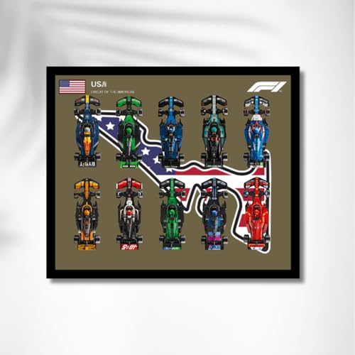 Display Wandboard Wandhalterung für LE-GO 77242 77243 77244 77245 Kompatibel mit Le-go Auto Haken Halterung Wandmontage Geschenkideen Dekoration (kein Modell) (USA) von SUNHON