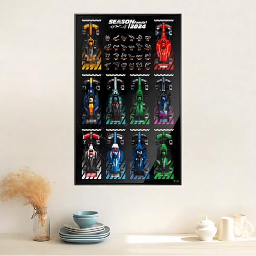 Display Wandhalterung für LE-GO 77242 77243 77244 77245, kompatibel mit Le-go Auto-Hakenhalterung, Wandmontage, Geschenkideen, Dekoration, Größe: 50 x 80 cm (ohne Modell) (B) von SUNHON