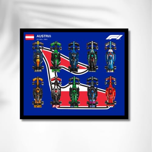 Display Wandhalterung für LE-GO 77242 77243 77244 77245, kompatibel mit Le-go Auto-Hakenhalterung, Wandmontage, Geschenkideen, Dekoration, Größe: 50 x 80 cm (ohne Modell) (Österreich) von SUNHON