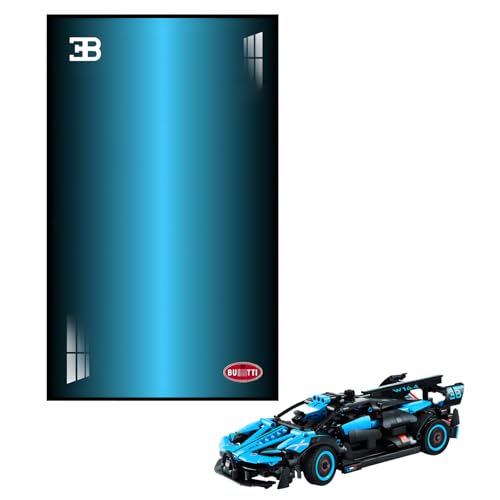 Figuren Display Wandhalterung für LE-GO für 42162 Bugattti Boliide 1:14 Wandmontagebrett Haken Halterung montierbar Dekoration (kein Modell) (A) von SUNHON