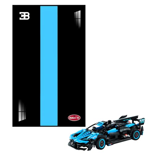 Figuren Display Wandhalterung für LE-GO für 42162 Bugattti Boliide 1:14 Wandmontagebrett Haken Halterung montierbar Dekoration (kein Modell) (B) von SUNHON