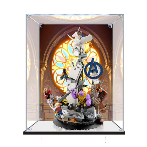 Figures Display Box for LE-GO for 76266 Endga-me Fiinal Battle Acrylic Dustproof Transparent Custom Display Case (No Model) (background C) von SUNHON