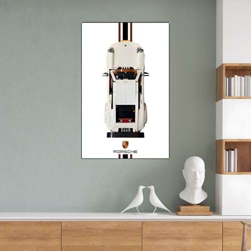Figures Display Wandhalterung für LE-GO für 10295 Porscche 91-1 Turbo Wall Mounting Board Hook Bracket Mountable Decoration (No Model) (B) von SUNHON
