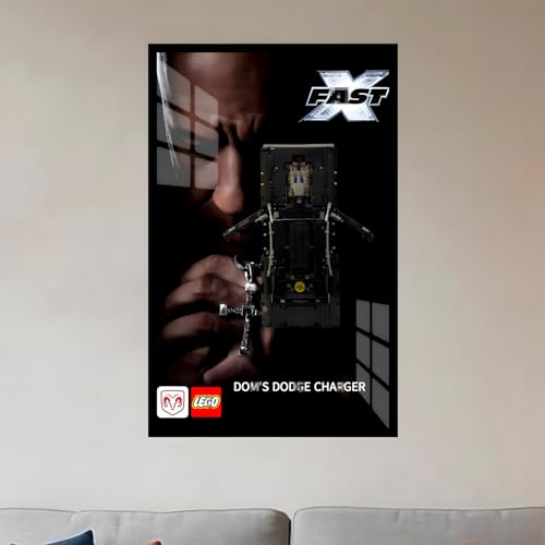 Figures Display Wandhalterung für LE-GO für 42111 Do-m's Dodgge Chargeer Wall Mounting Board Hook Bracket Mountable Decoration (No Model) (C) von SUNHON
