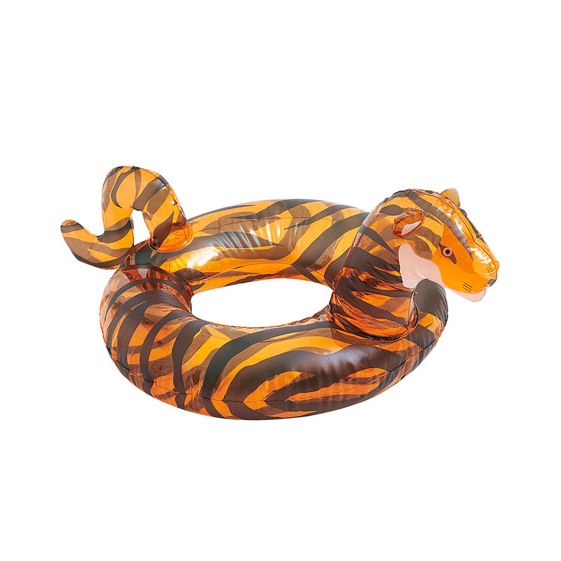 Schwimmring TULLY THE TIGER (60x50cm) in orange von SUNNYLIFE