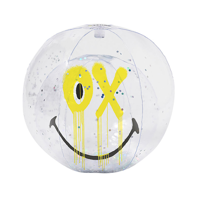Wasserball 50th Birthday 3D SMILEY (Ø35 cm) in gelb von SUNNYLIFE