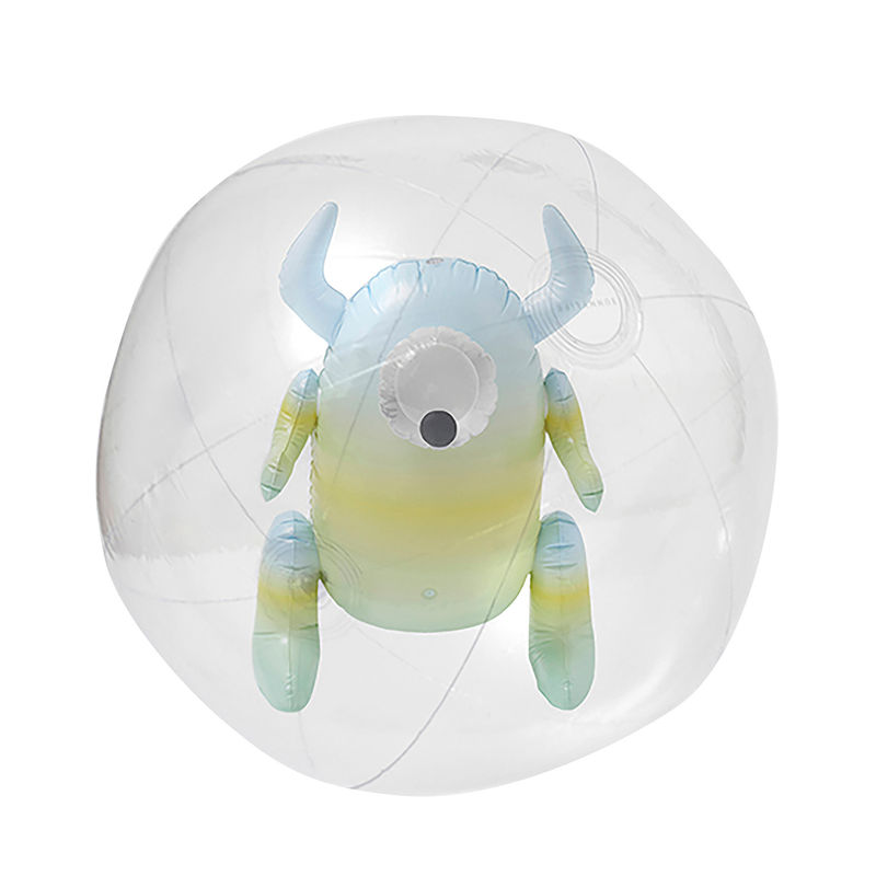 Wasserball MONTY THE MONSTER 3D (Ø32 cm) in hellgrün von SUNNYLIFE
