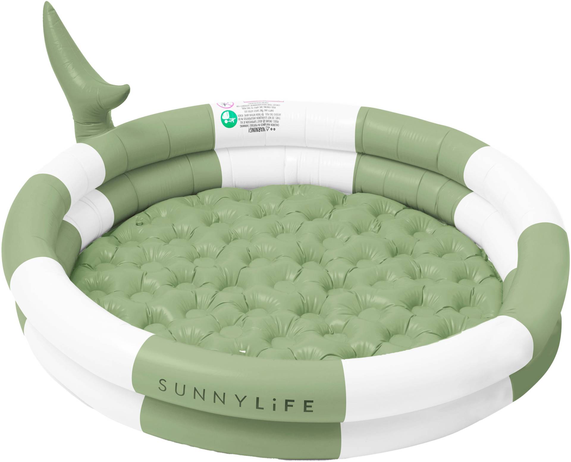 SUNNYLiFE Aufblasbarer Pool, Shark Tribe Khaki, Kinderpool SUNNYLiFE Aufblasbarer Pool, Shark Tribe Khaki, Kinderpool von SUNNYLiFE