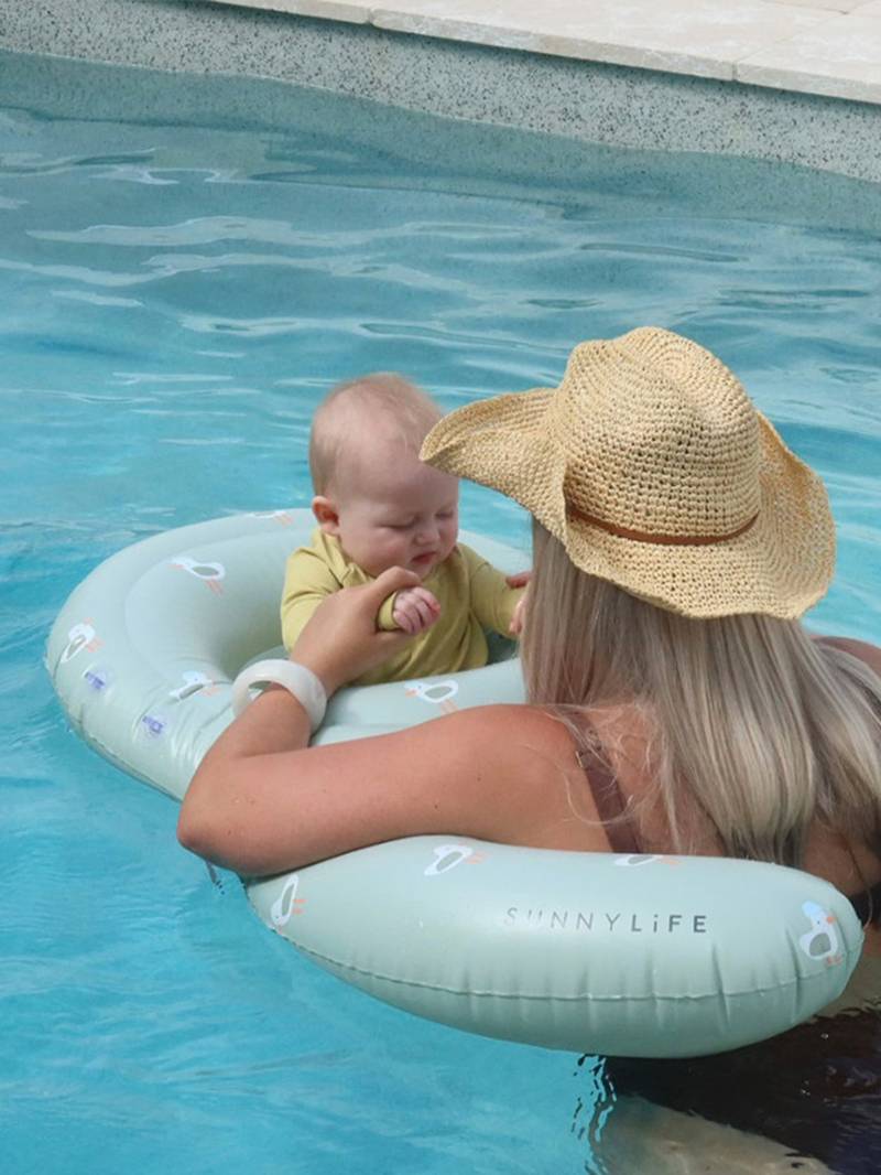 SUNNYLiFE Baby Float Together Aufblasbare Luftmatratze, Sammy the Seagull von SUNNYLiFE