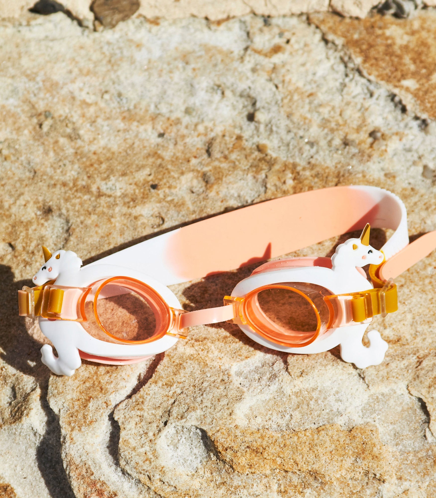 SUNNYLiFE Mini Schwimmbrille, Seahorse Unicorn White von SUNNYLiFE