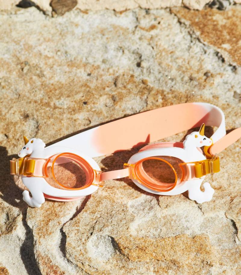 SUNNYLiFE Mini Schwimmbrille, Seahorse Unicorn White von SUNNYLiFE