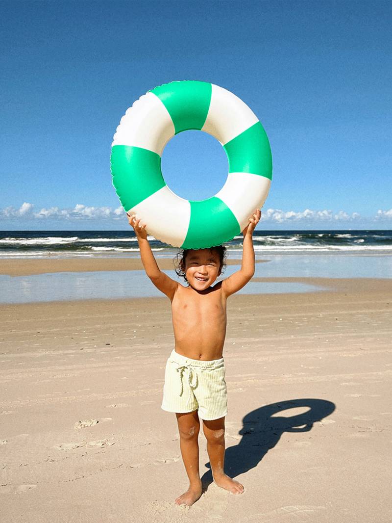 SUNNYLiFE Mini Schwimmring, Pool Party Green Stripe von SUNNYLiFE