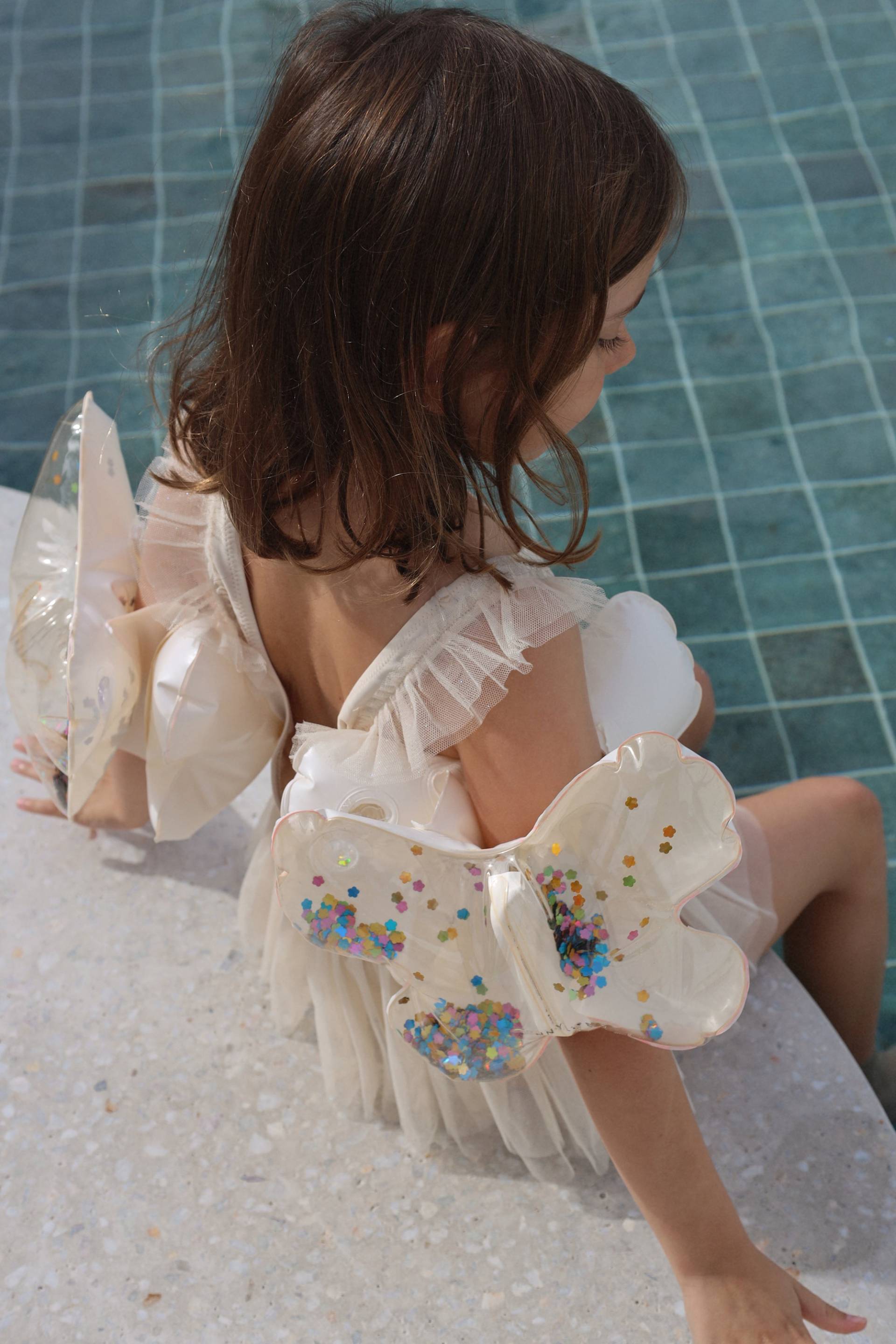 SUNNYLiFE Schwimmflügel, Cotton Candy Glitter von SUNNYLiFE