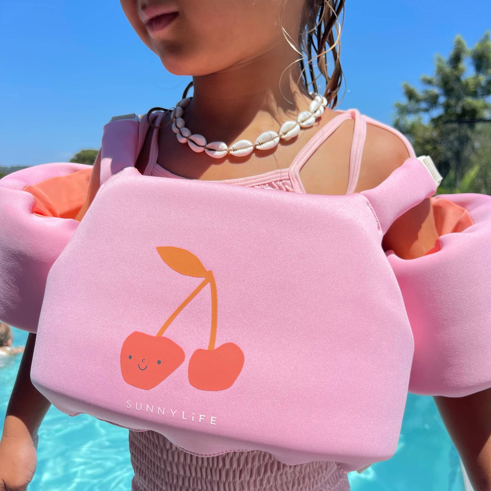 SUNNYLiFE Schwimmgürtel, Cotton Candy Cherry von SUNNYLiFE