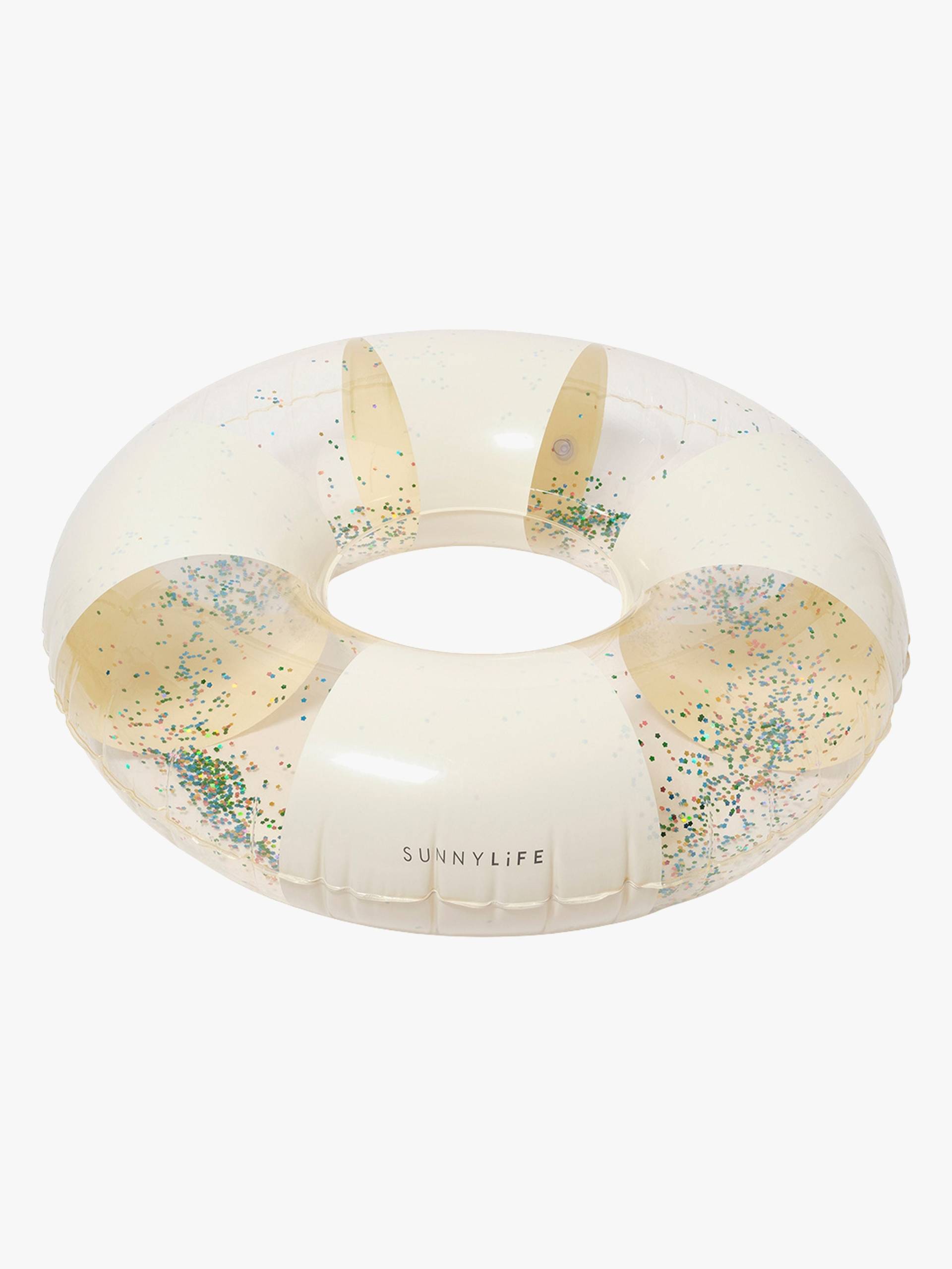 SUNNYLiFE Schwimmring, Cotton Candy Glitter Stripe von SUNNYLiFE