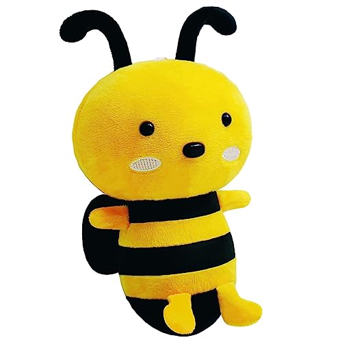 SUNSK Biene Bee Plüsch Spielzeug Plush Doll Toy Biene Plüschtier Kawaii Bee Plüsch Stofftier Biene Plüschtier Geschenk für Kinder 20CM von SUNSK