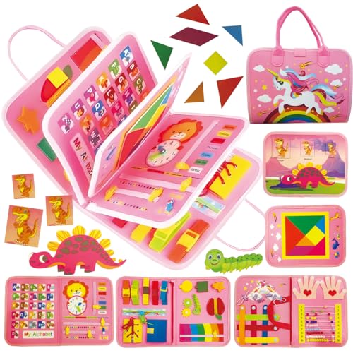 Busy Board ab 1 Jahr,Montessori Spielzeug ab 1 2 3 4 Jahr,Lernspielzeug ab 1 2 Jahr,Geschenke für Mädchen,Sensorisches Spielzeug,Motorikspielzeug Grundkenntnisse Kinderspielzeug Activity Board Busy Board ab 1 Jahr,Montessori Spielzeug ab 1 2 3 4 Jahr,Lernspielzeug ab 1 2 Jahr,Geschenke für Mädchen,Sensorisches Spielzeug,Motorikspielzeug Grundkenntnisse Kinderspielzeug Activity Board von SUNXBUK