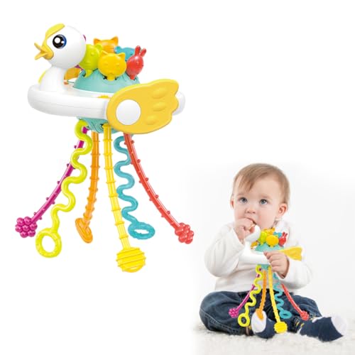 SUNXBUK Sensorisches Spielzeug für Kleinkinder,Baby Spielzeug,Montessori-Spielzeug,Silikon-Zugschnur-Aktivitätsspielzeug, Montessori,Sensorisches Aktivitätsspielzeug für Kinder Aller Altersstufen SUNXBUK Sensorisches Spielzeug für Kleinkinder,Baby Spielzeug,Montessori-Spielzeug,Silikon-Zugschnur-Aktivitätsspielzeug, Montessori,Sensorisches Aktivitätsspielzeug für Kinder Aller Altersstufen von SUNXBUK