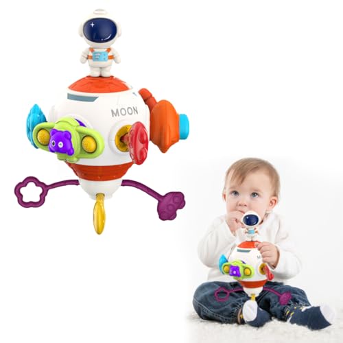 Silikon-Zugschnur-Aktivitätsspielzeug,Spielzeug ab 1 Jahr,Montessori, Baby Motorikspielzeug Sensorik Spielzeug ab 1Jahr,Motorikspielzeug,8 in 1 Montessori Babyspielzeug,Junge Mädchen Geschenk von SUNXBUK