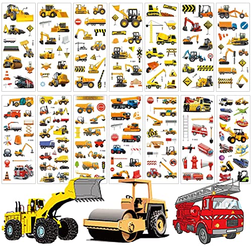3D Aufkleber Kinder,14 Blätter Auto Bagger Sticker für kinder & Kleinkinder, Geschwolle 3D Fahrzeug Traktor Stickers Set für Kinder Belohnungssticker Party Kindergeburtstag Gastgeschenke Mitgebsel 3D Aufkleber Kinder,14 Blätter Auto Bagger Sticker für kinder & Kleinkinder, Geschwolle 3D Fahrzeug Traktor Stickers Set für Kinder Belohnungssticker Party Kindergeburtstag Gastgeschenke Mitgebsel von SUNYOVIME