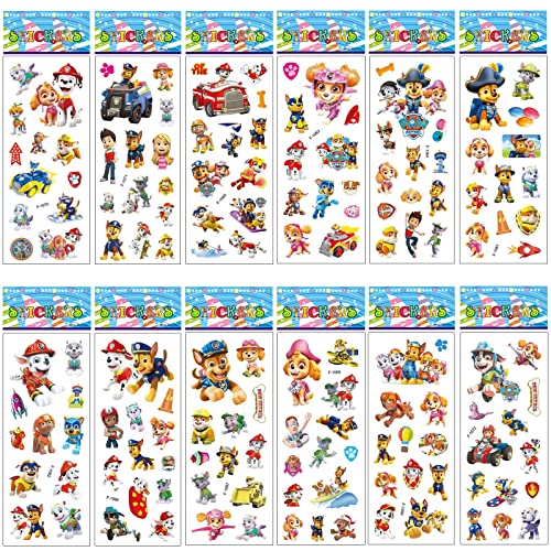 SUNYOVIME Paw Patrol 3D Sticker Kinder Kleinkinder,12 Blätter Puffy Aufkleber Kinder Anime Sticker Set, Aufkleber Sticker für Belohnungsaufkleber Kinder,Mitgebsel Kindergeburtstag Gastgeschenke SUNYOVIME Paw Patrol 3D Sticker Kinder Kleinkinder,12 Blätter Puffy Aufkleber Kinder Anime Sticker Set, Aufkleber Sticker für Belohnungsaufkleber Kinder,Mitgebsel Kindergeburtstag Gastgeschenke von SUNYOVIME